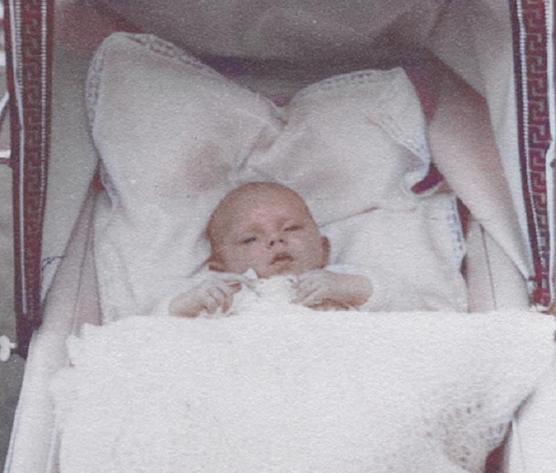 Baby in pram